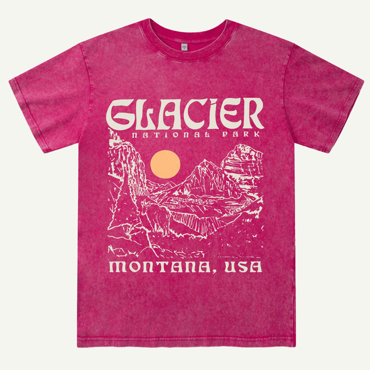 National Park Inspired Mountain Washed T-Shirt