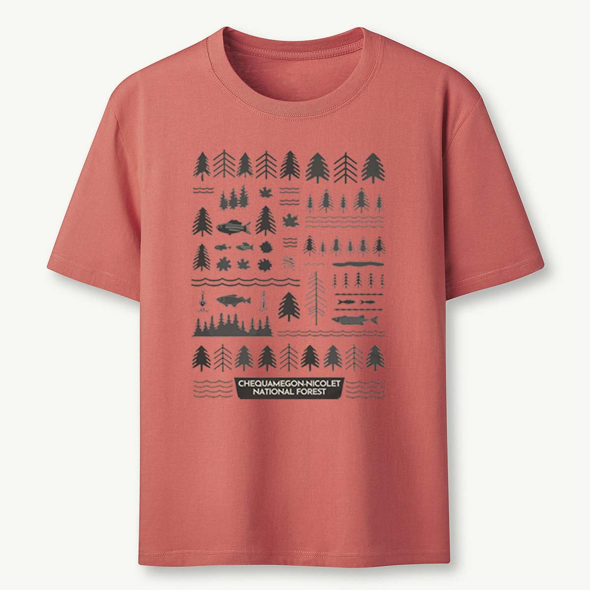 Chequamegon-Nicolet National Forest Tee Cotton Classic T-Shirt