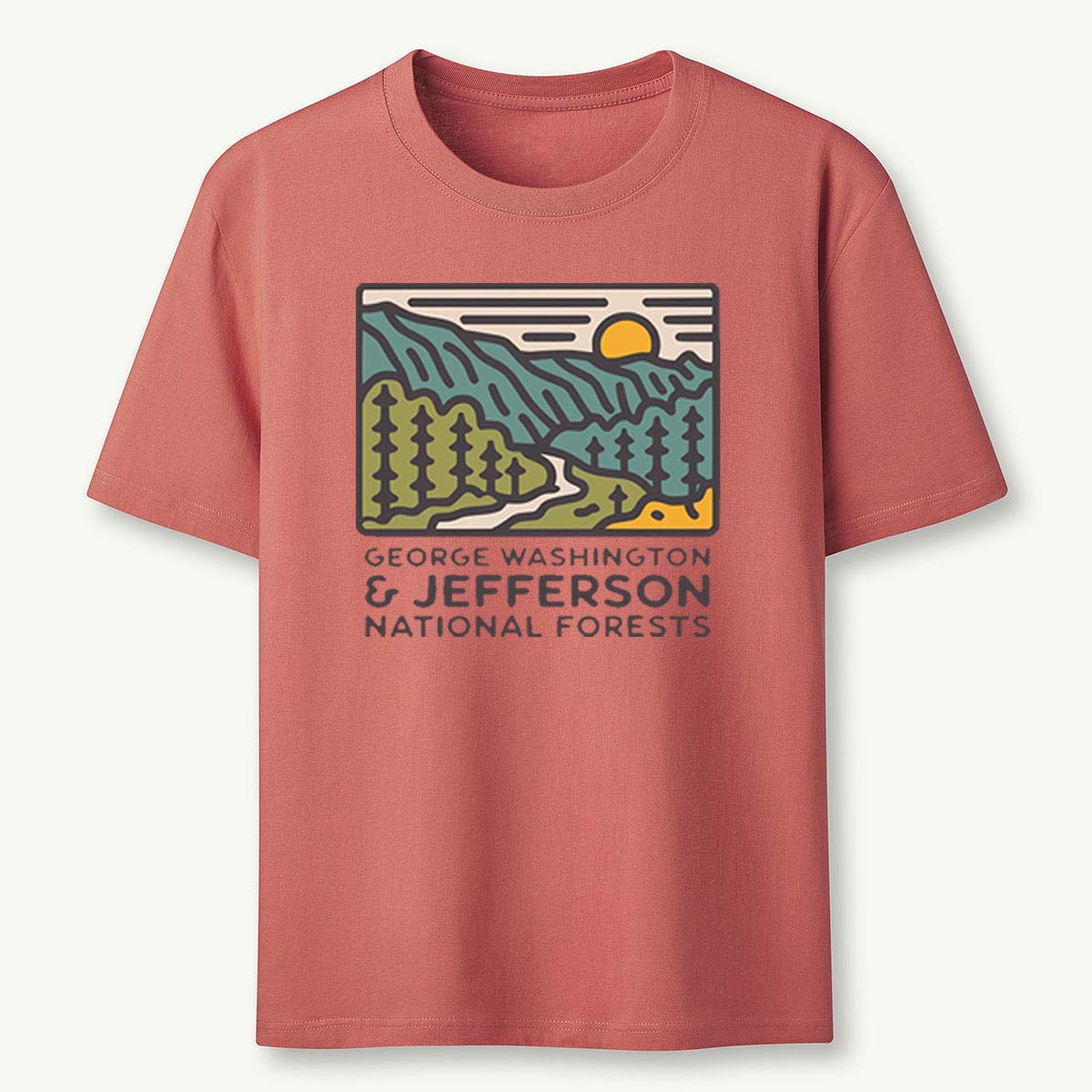 George Washington and Jefferson National Forests Tee Cotton Classic T-Shirt
