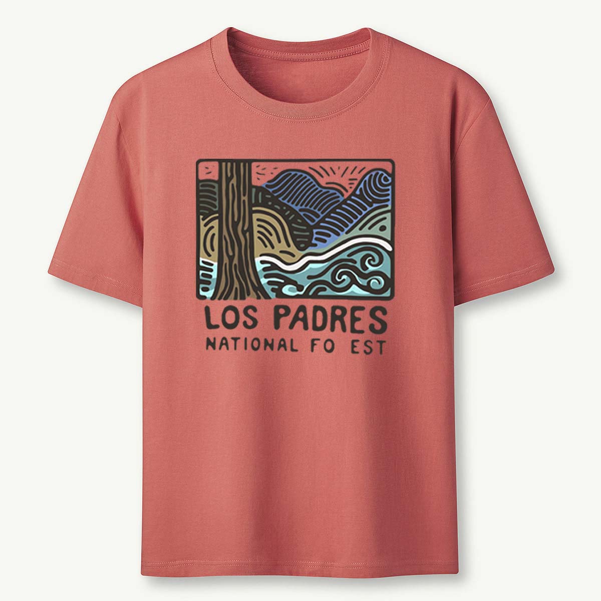 Los Padres National Forest Tee Cotton Classic T-Shirt