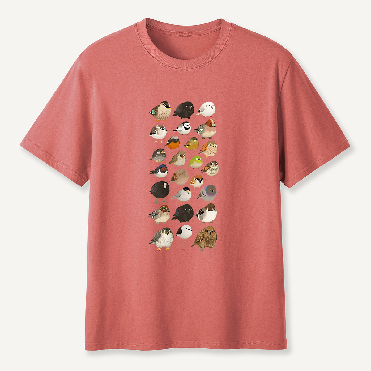 Bird Species Illustration T-Shirt