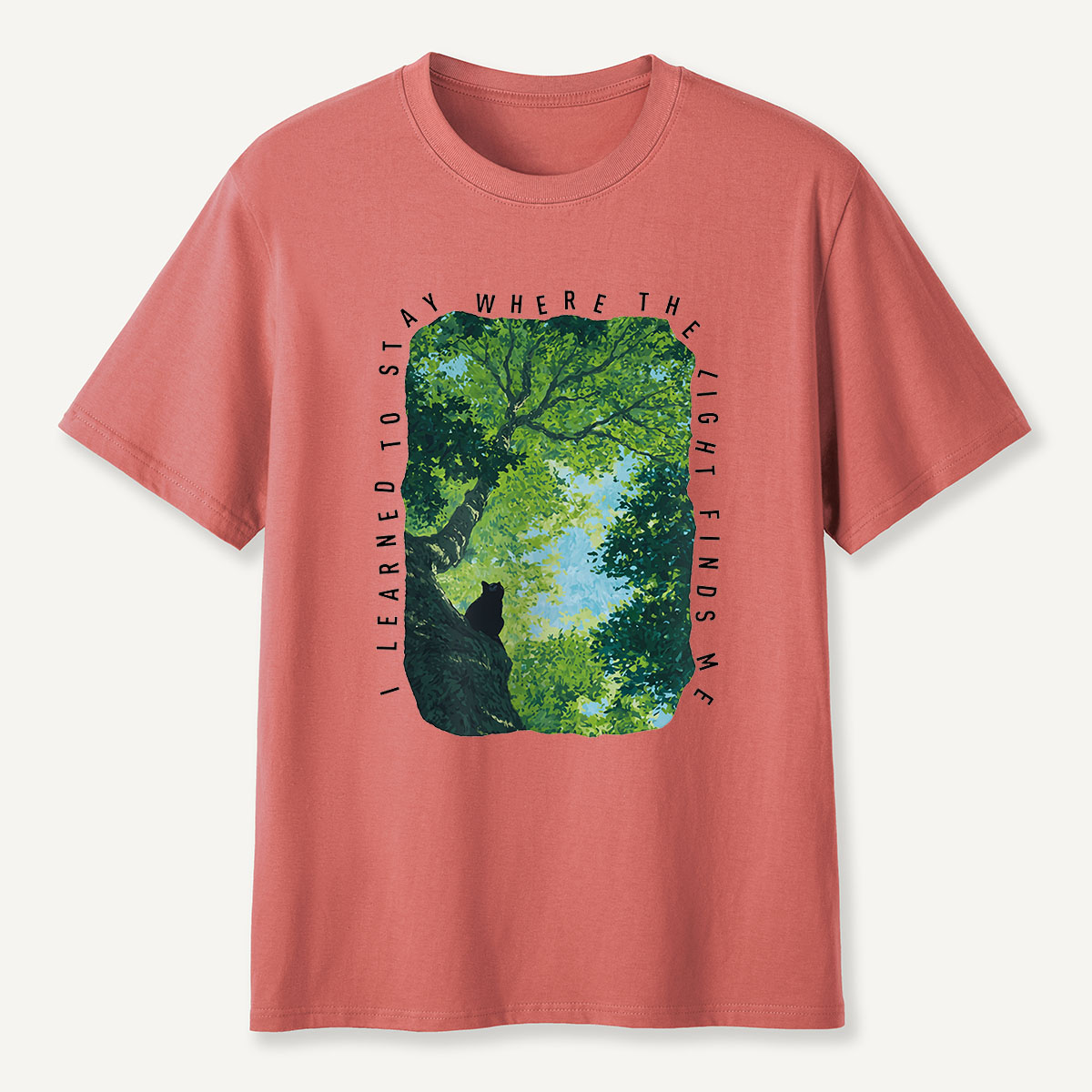 MDCTBYWY26072402 Where the Light Finds Me T-Shirt