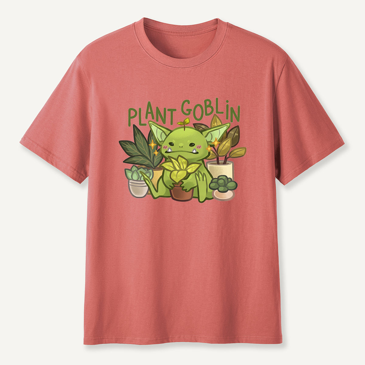 MDCTBYWY26072404 Plant Goblin T-Shirt