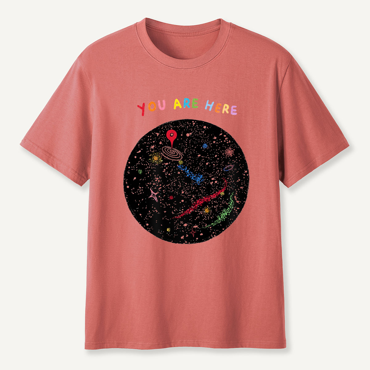 MDCTBYWY26072410 You Are Here T-Shirt