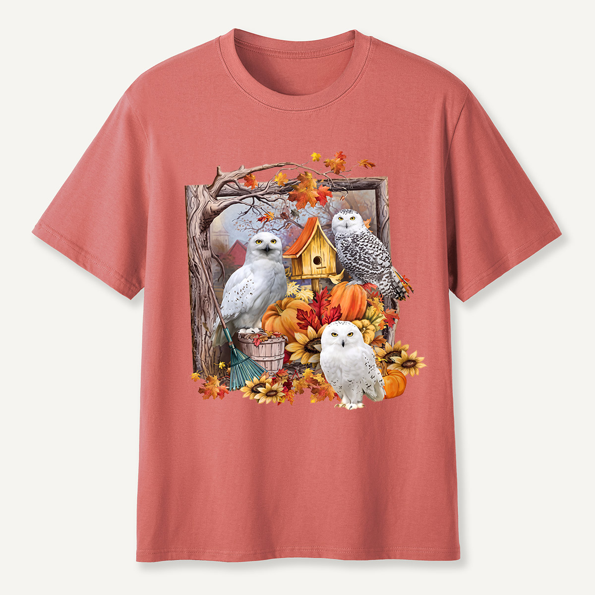Autumn Snowy Owls T-Shirt