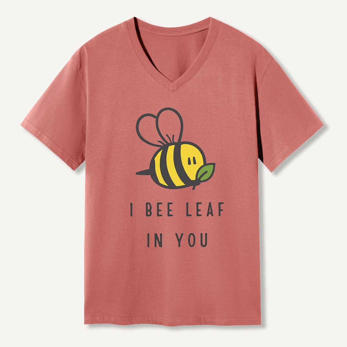 I Bee Leaf In You V-neck T-Shirt