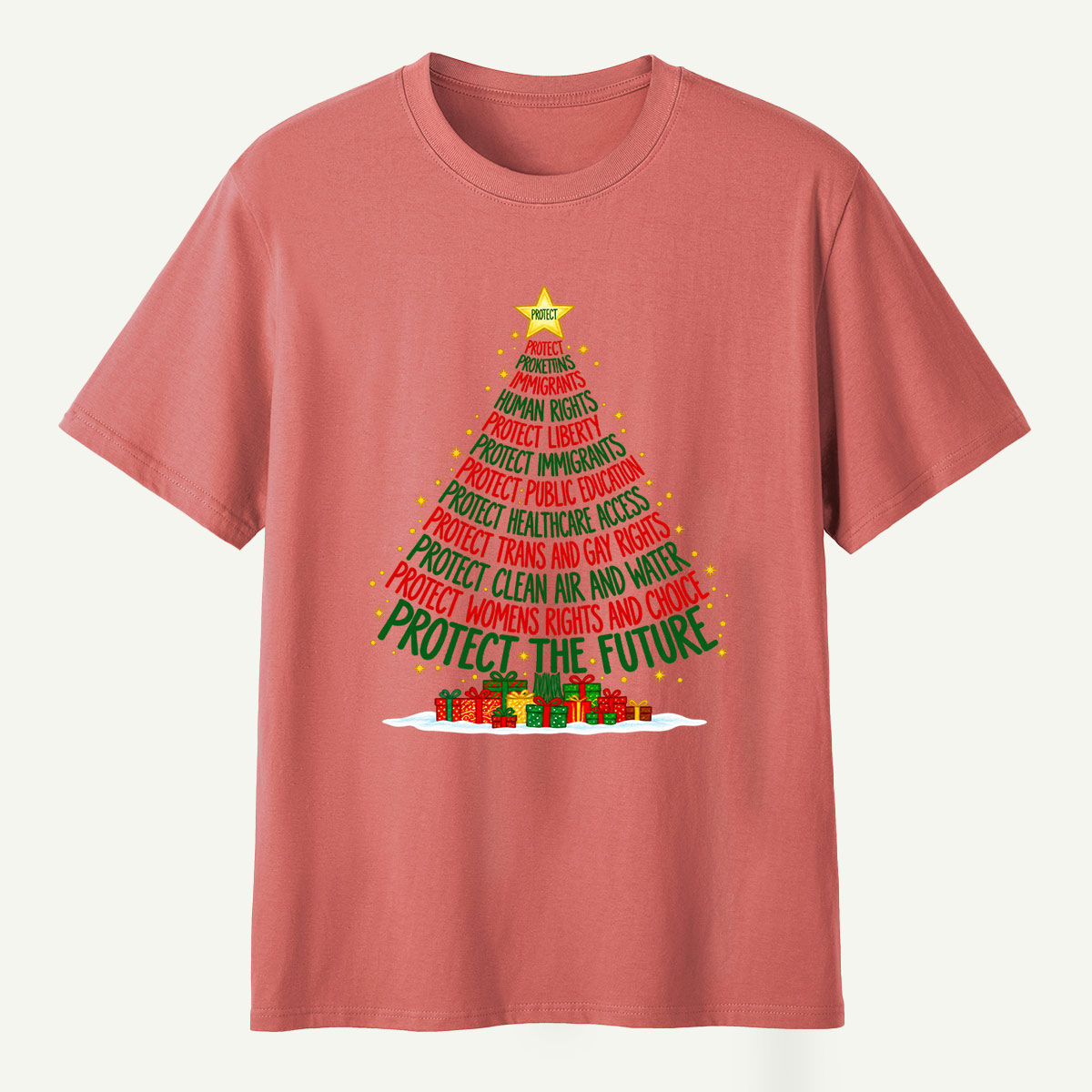 Protect The Future Christmas Tree T-Shirt