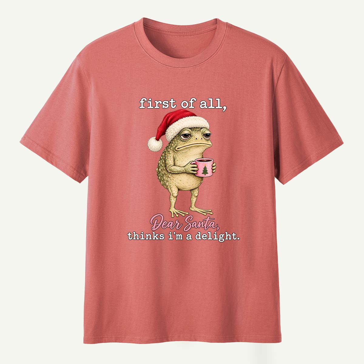 First Of All Dear Santa Thinks Im A Delight T-Shirt