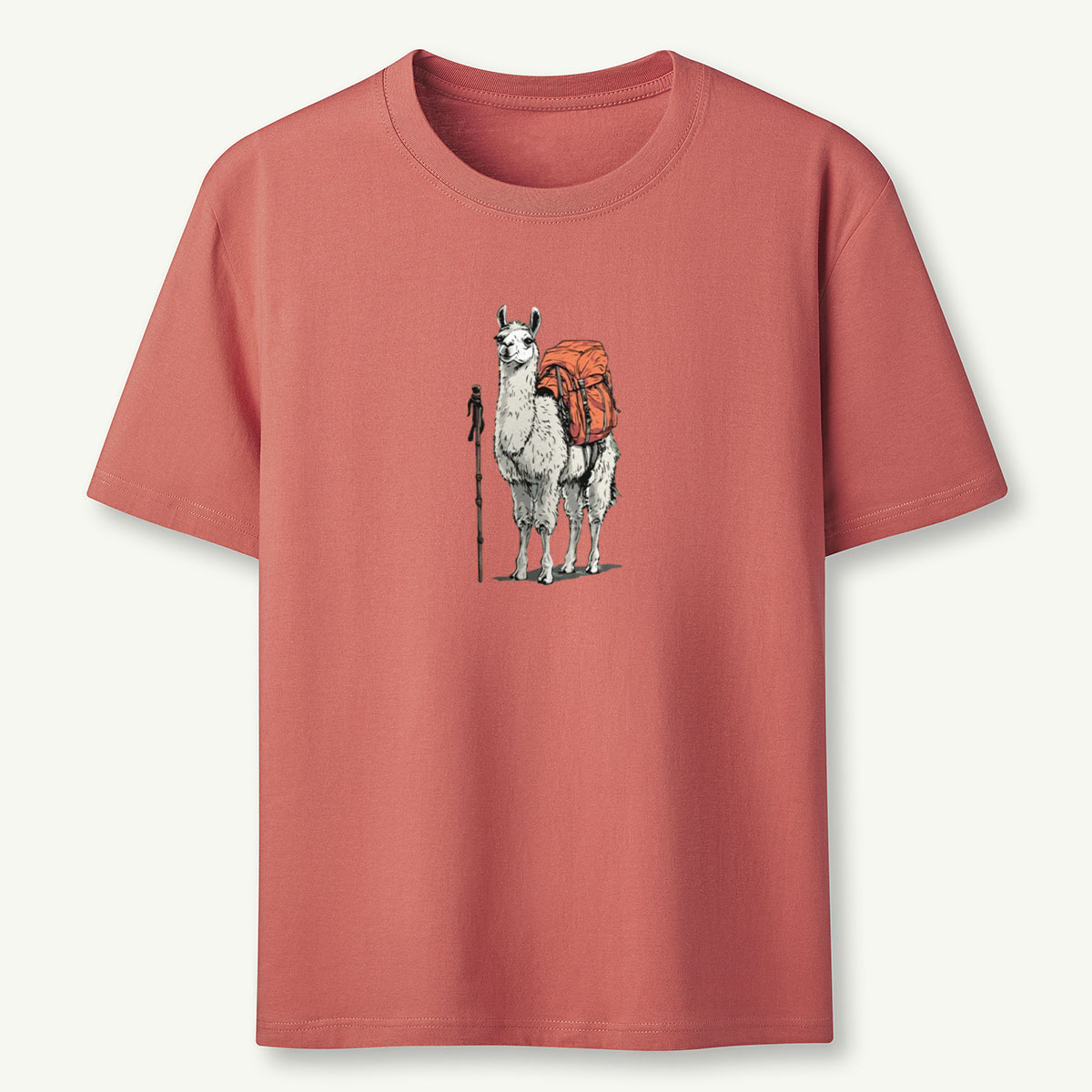 Llama Backpacker T-Shirt