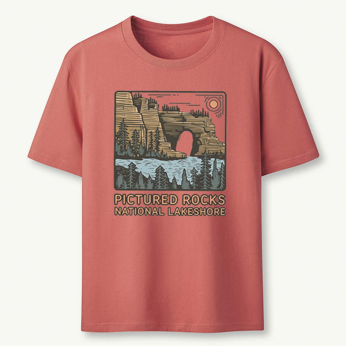 Pictured Rocks National Lakeshore Tee Cotton Classic T-Shirt