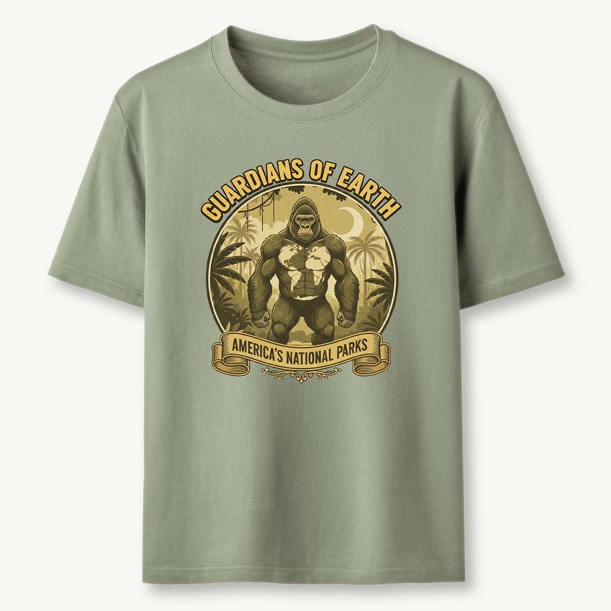 Guardians of Earth Americas National Parks Bigfoot T-Shirt