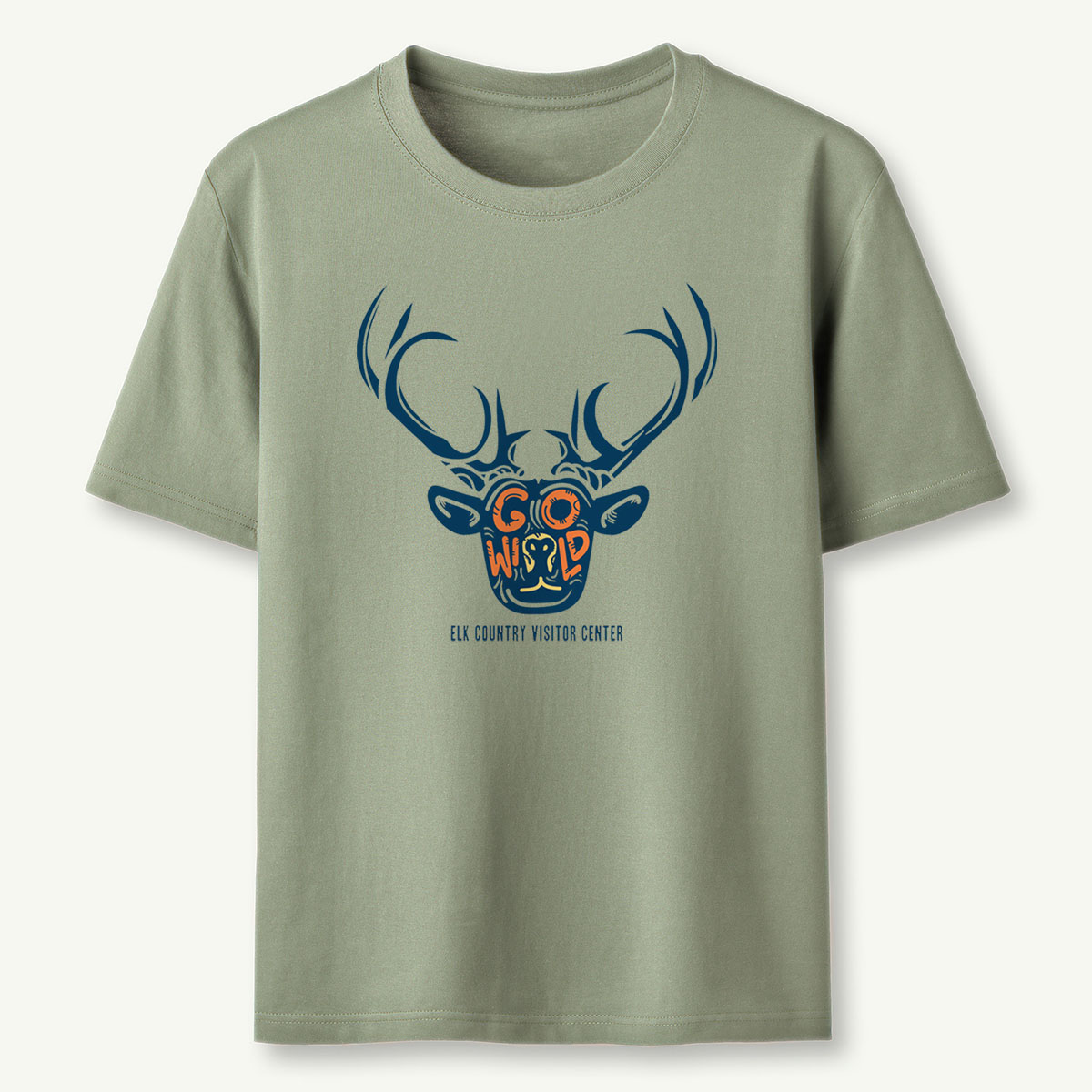 Go Wild ElkTee Cotton Classic T-Shirt
