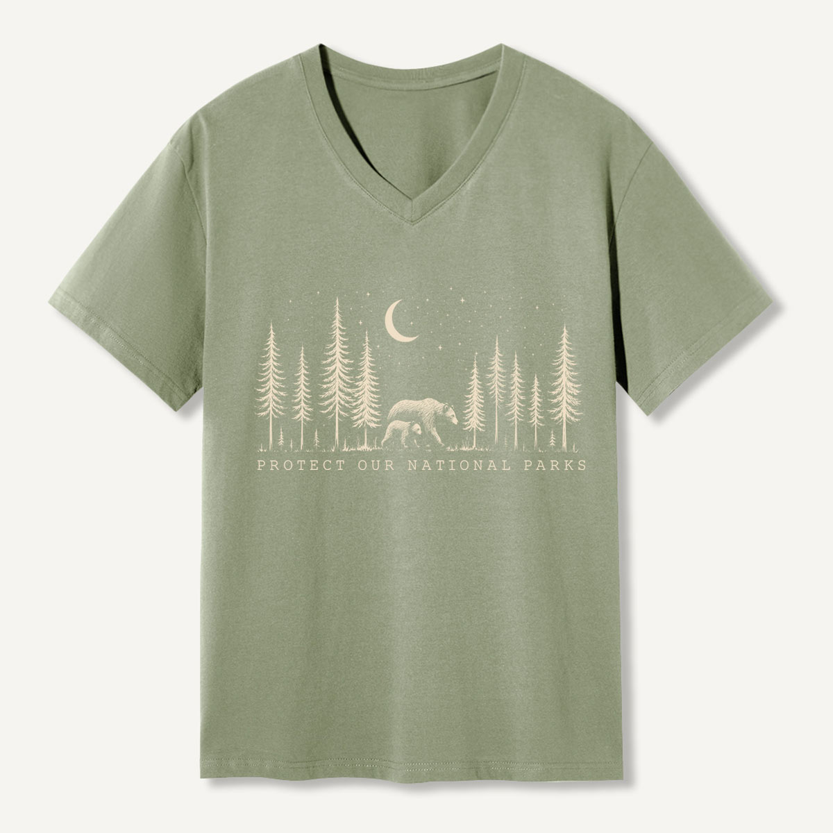 Protect The National Parks Environmental Activism V-neck T‑Shirt