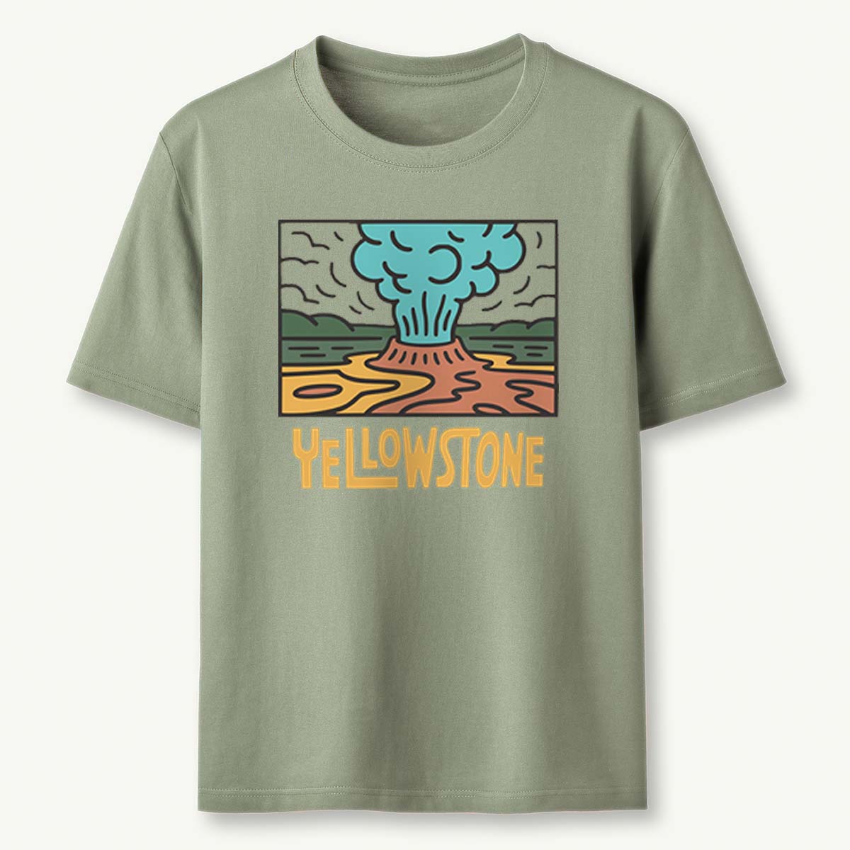 Yellowstone National Park Tee Cotton Classic T-Shirt