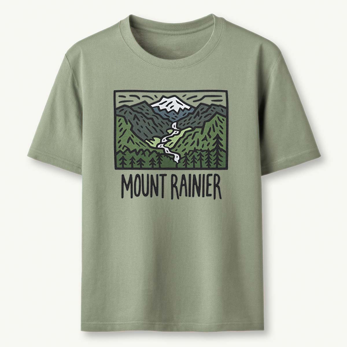 Mount Rainier National Park Tee Cotton Classic T-Shirt