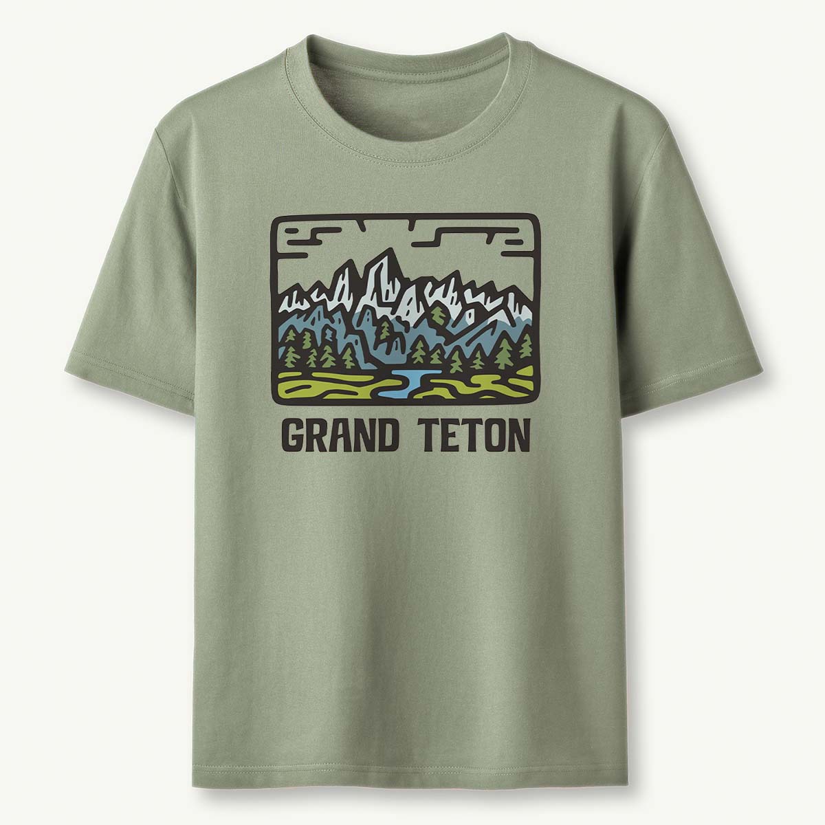 Grand Teton National Park Tee Cotton Classic T-Shirt