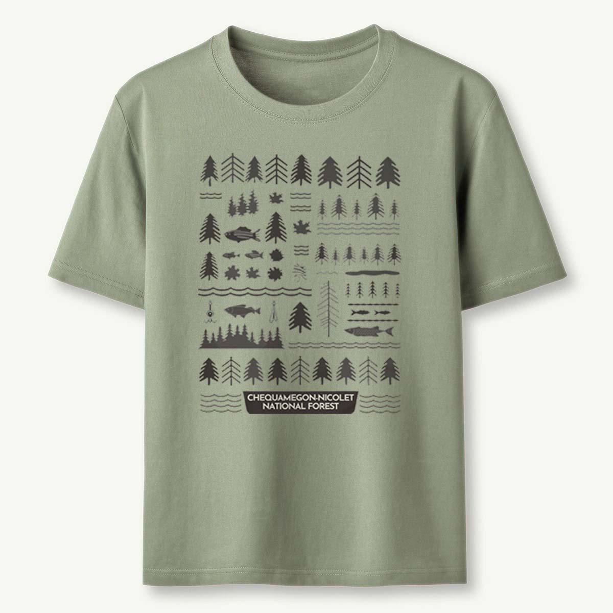 Chequamegon-Nicolet National Forest Tee Cotton Classic T-Shirt