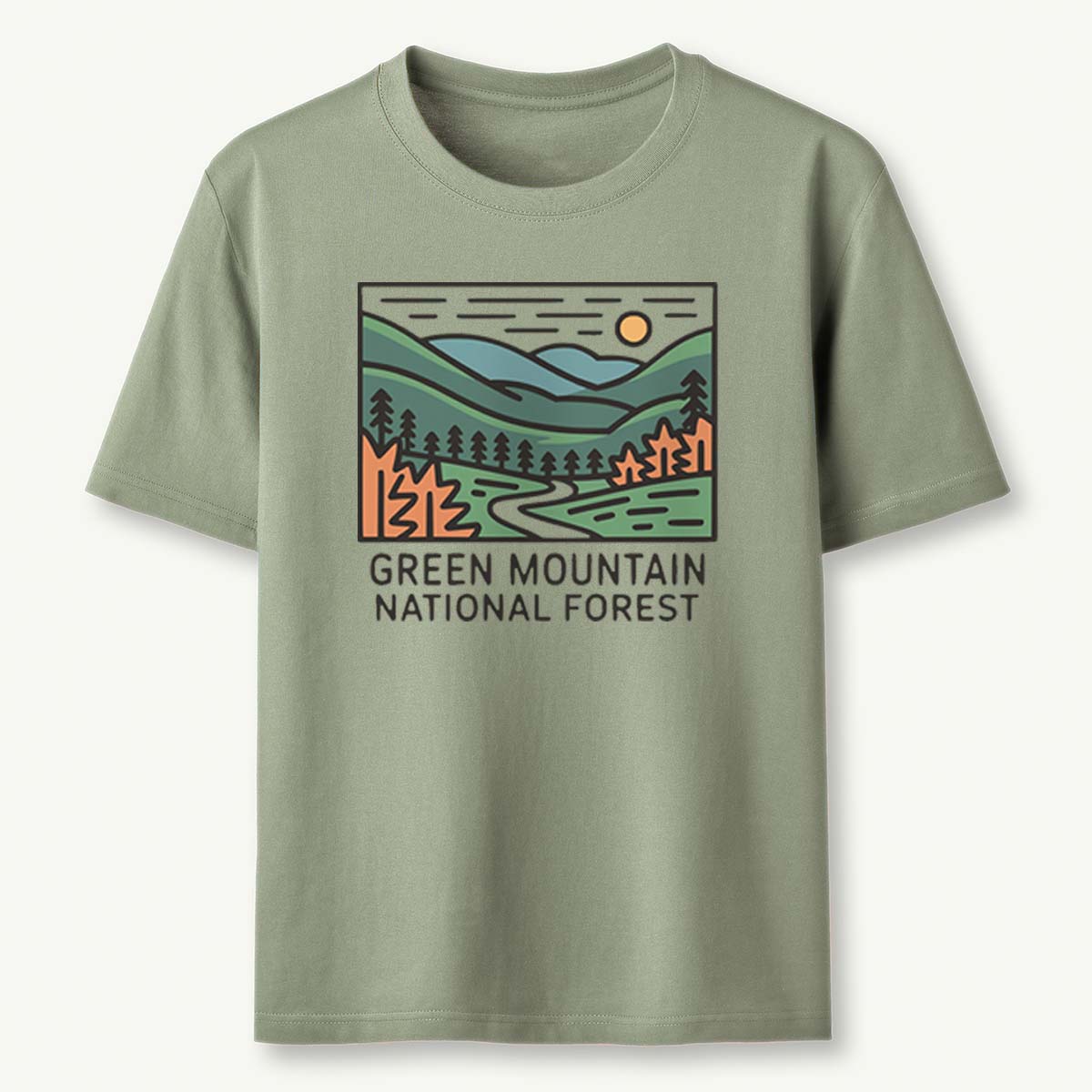 Green Mountain National Forest Tee Cotton Classic T-Shirt