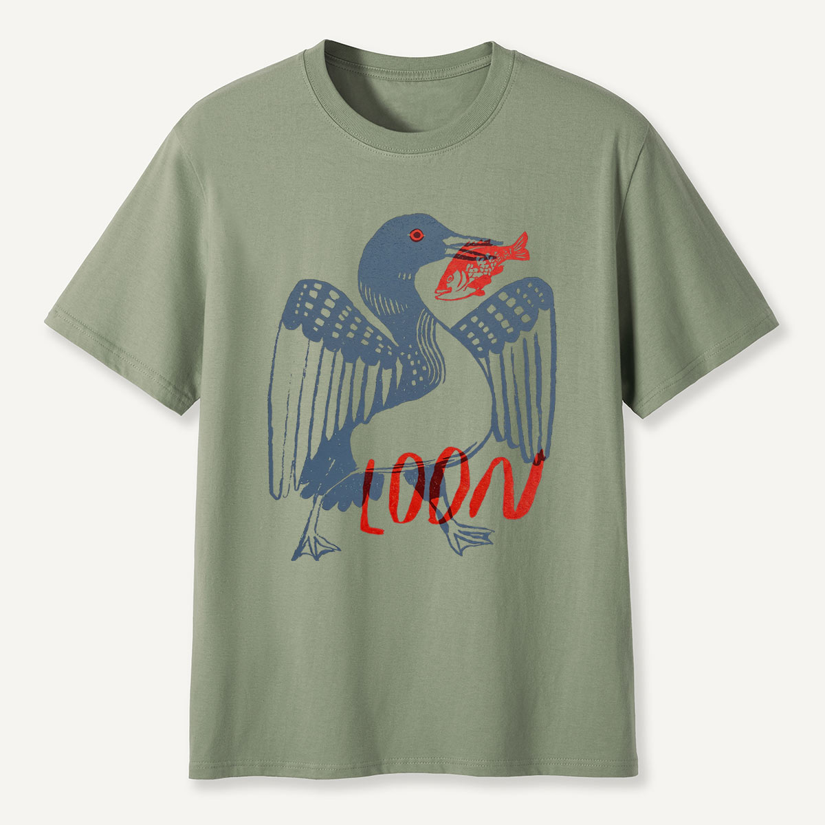 Coastal Bird & Fish T-Shirt