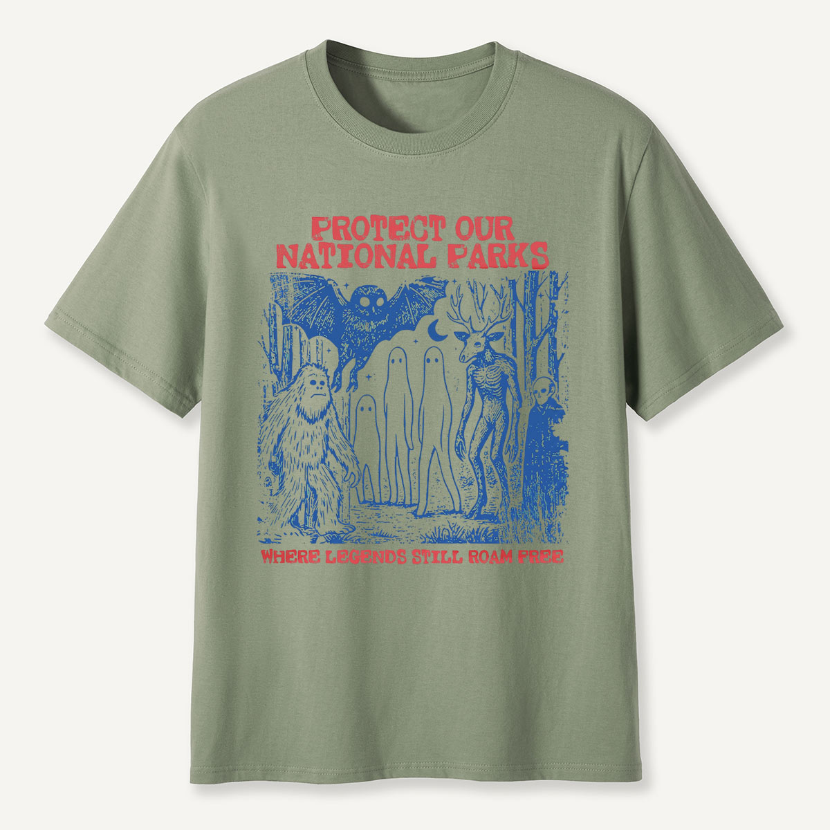 Cryptid National Parks Protect Our Parks T-Shirt