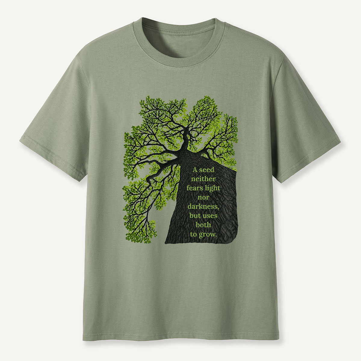Live Oak Grow With Light & Dark T-Shirt