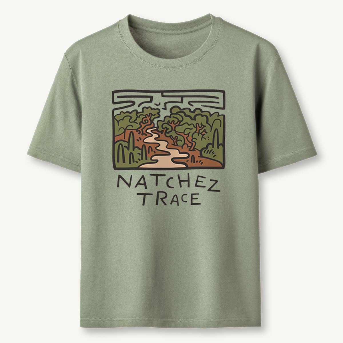 Natchez Trace Tee Cotton Classic T-Shirt