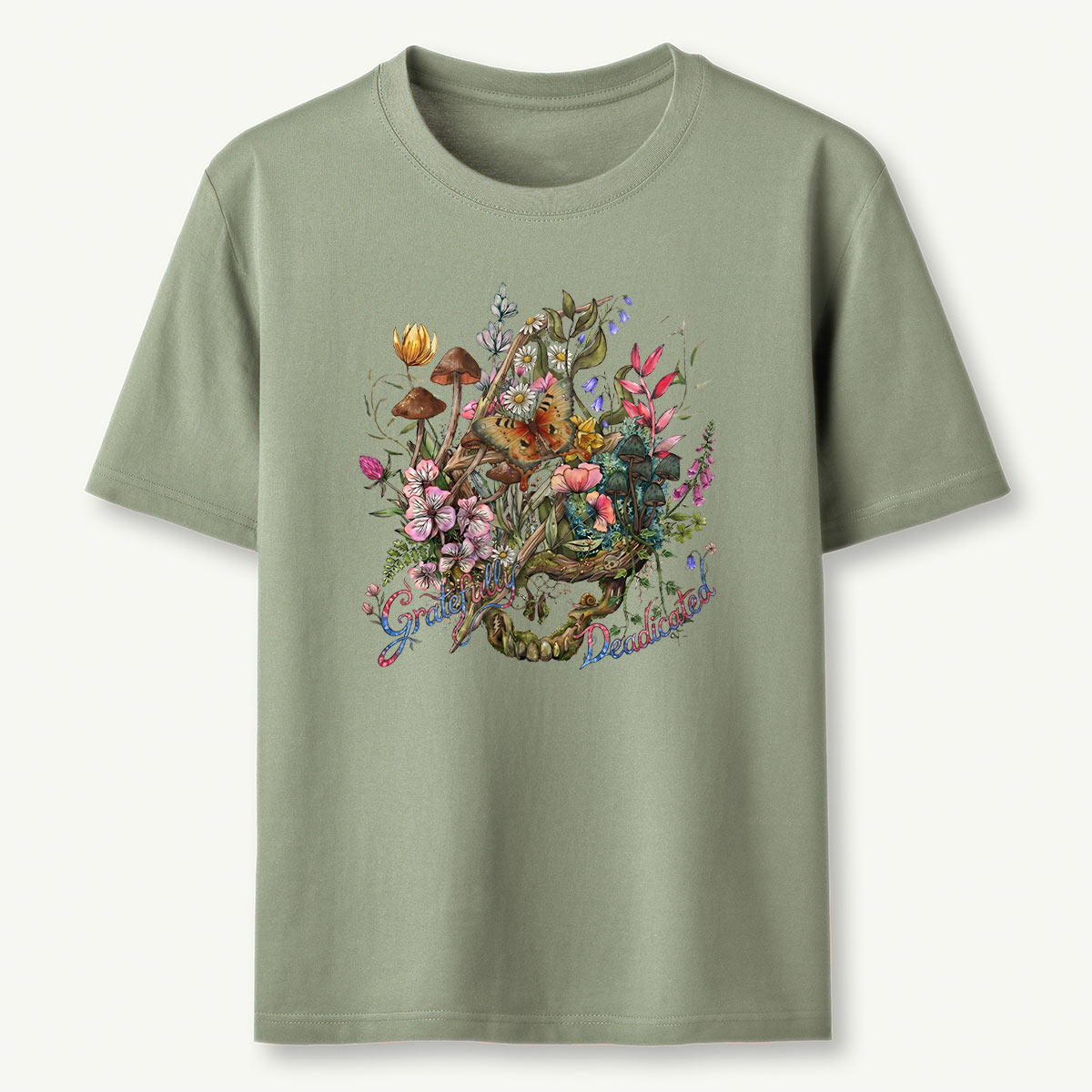 Nature Retro Psychedelic Music T-Shirt