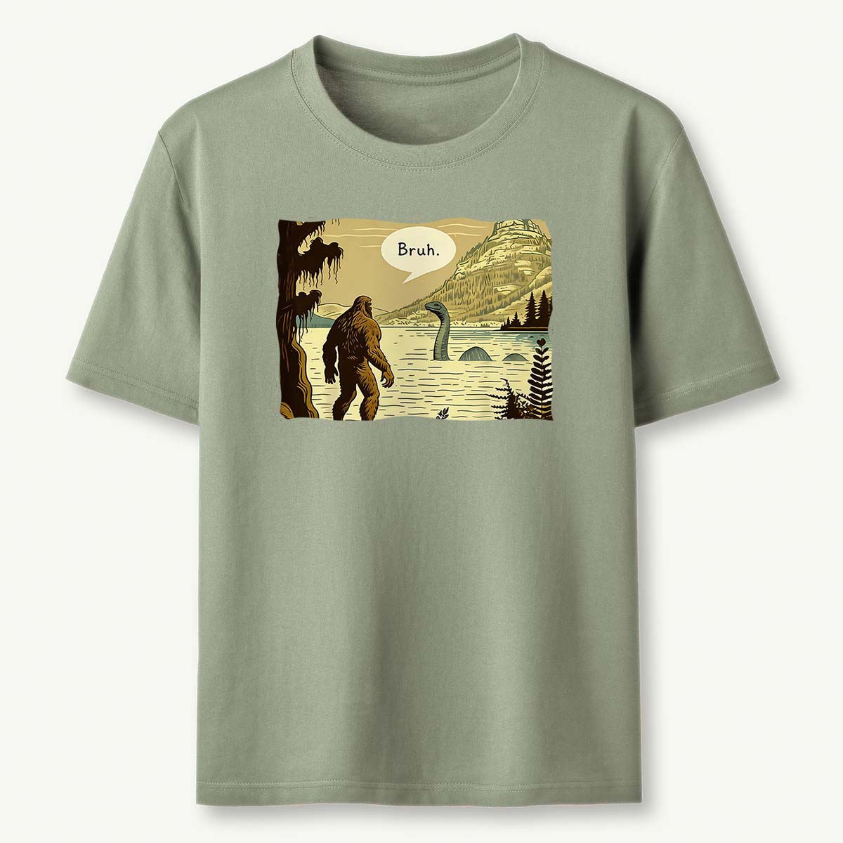 Sasquatch Loch Ness Monster Classic T-Shirt