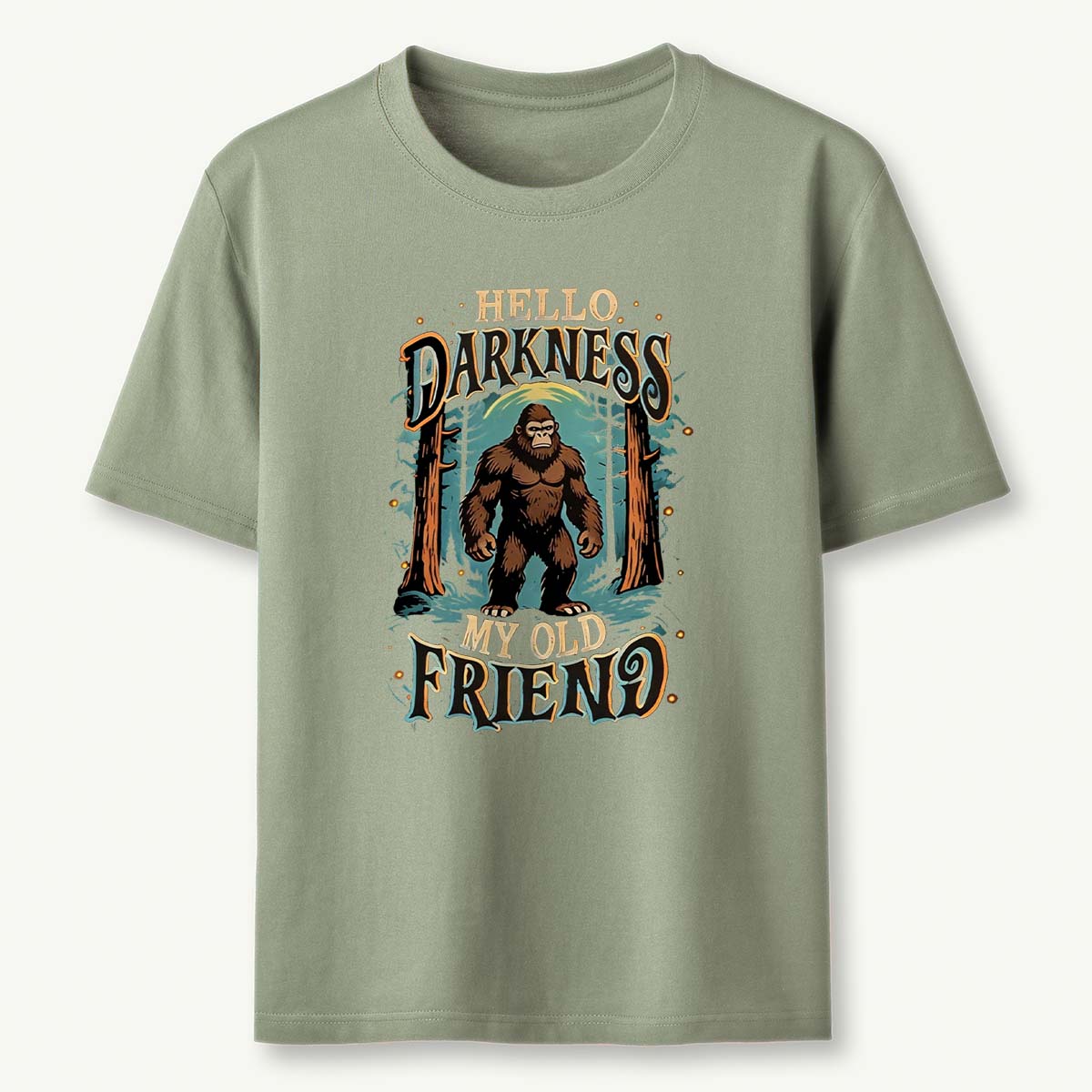 Hello Darkness My Old Friend Bigfoot All T-Shirt