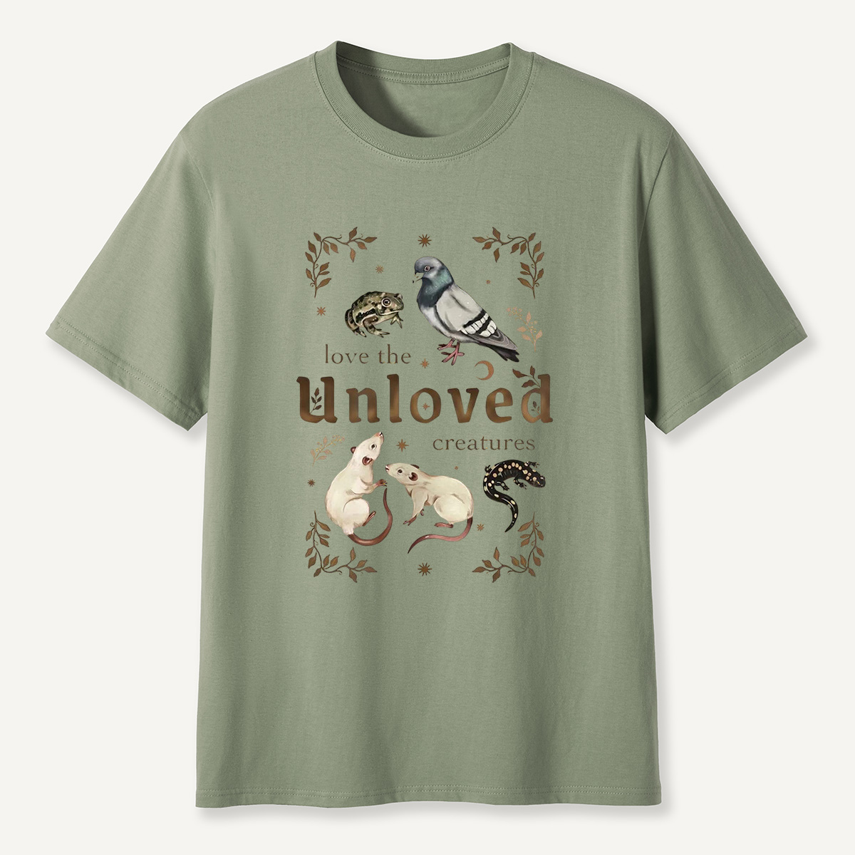 MDCTBYWY26072209 Love the Unloved Creatures T-Shirt