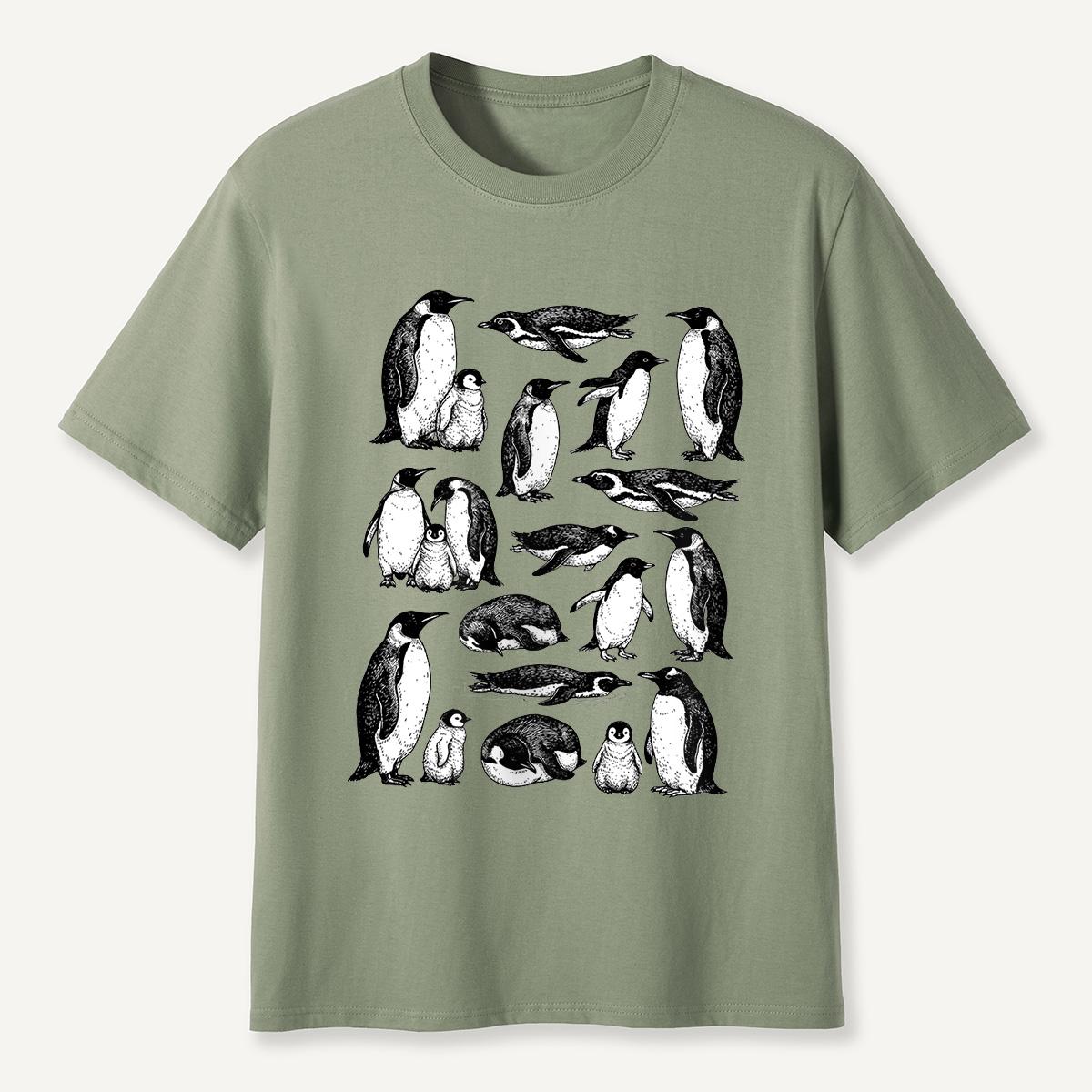 MDCTBYWY26072302 Penguin Naturalist T-Shirt