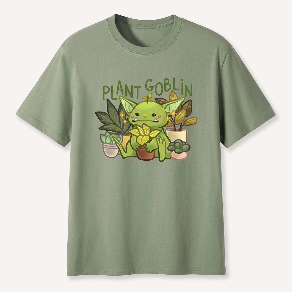 MDCTBYWY26072404 Plant Goblin T-Shirt
