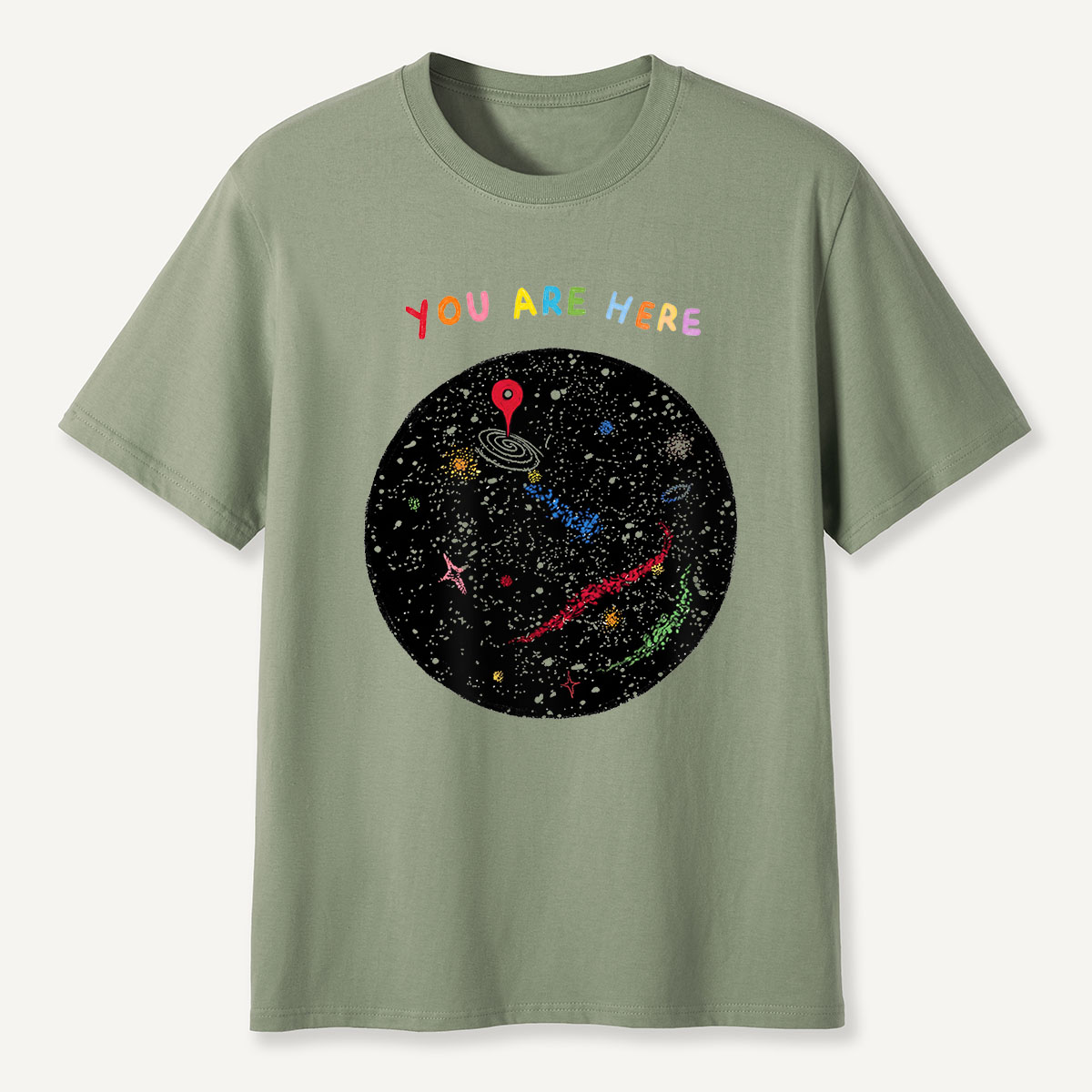 MDCTBYWY26072410 You Are Here T-Shirt