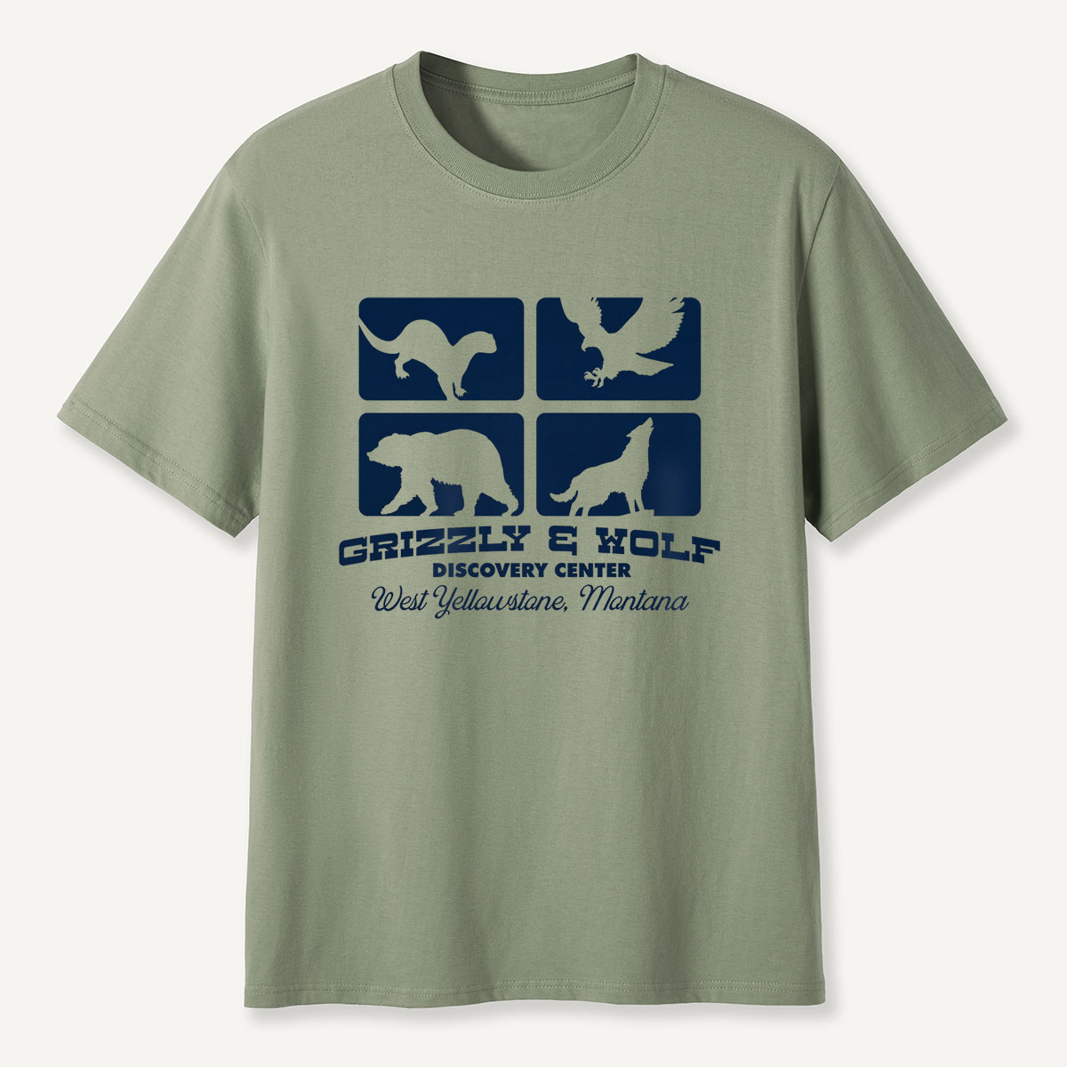 MDCTBYWY26072413 Grizzly & Wolf Discovery Center T-Shirt