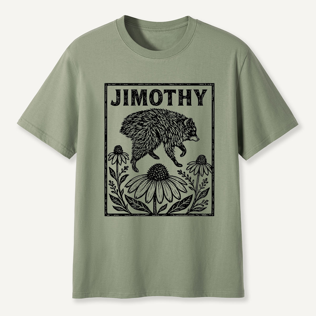 Jimothy Floral Framed Creature T-Shirt