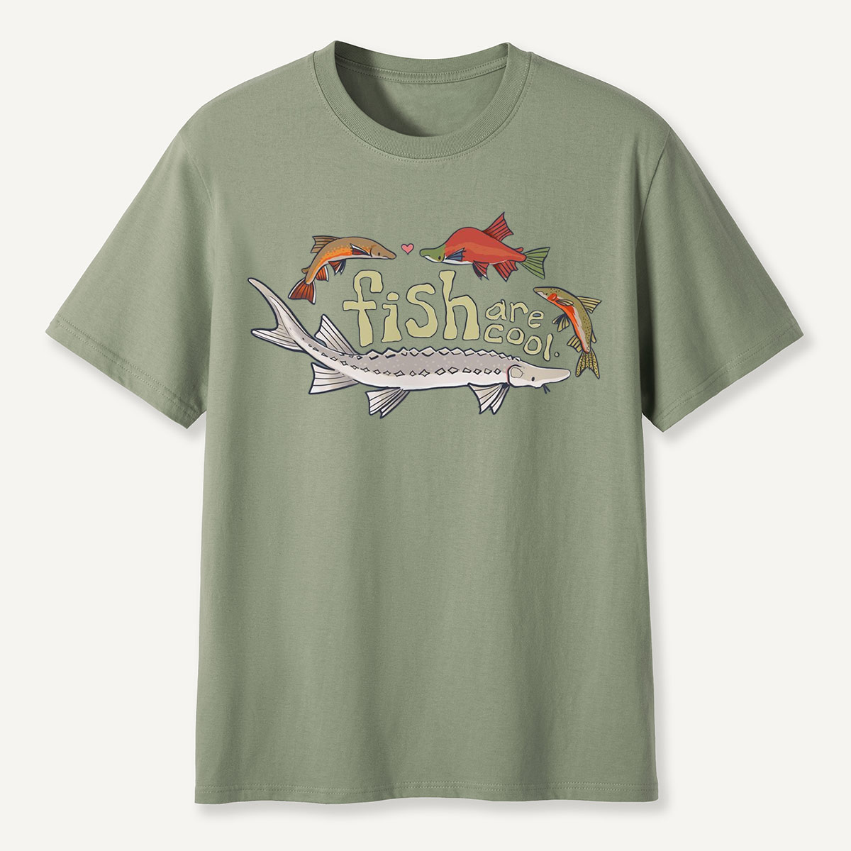 Fish Are Cool Freshwater Species T-Shirt