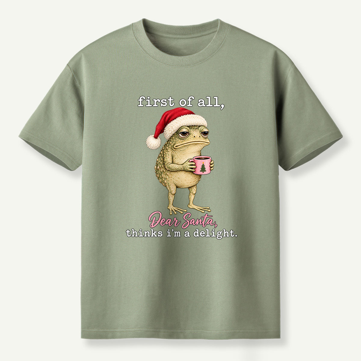First Of All Dear Santa Thinks Im A Delight T-Shirt