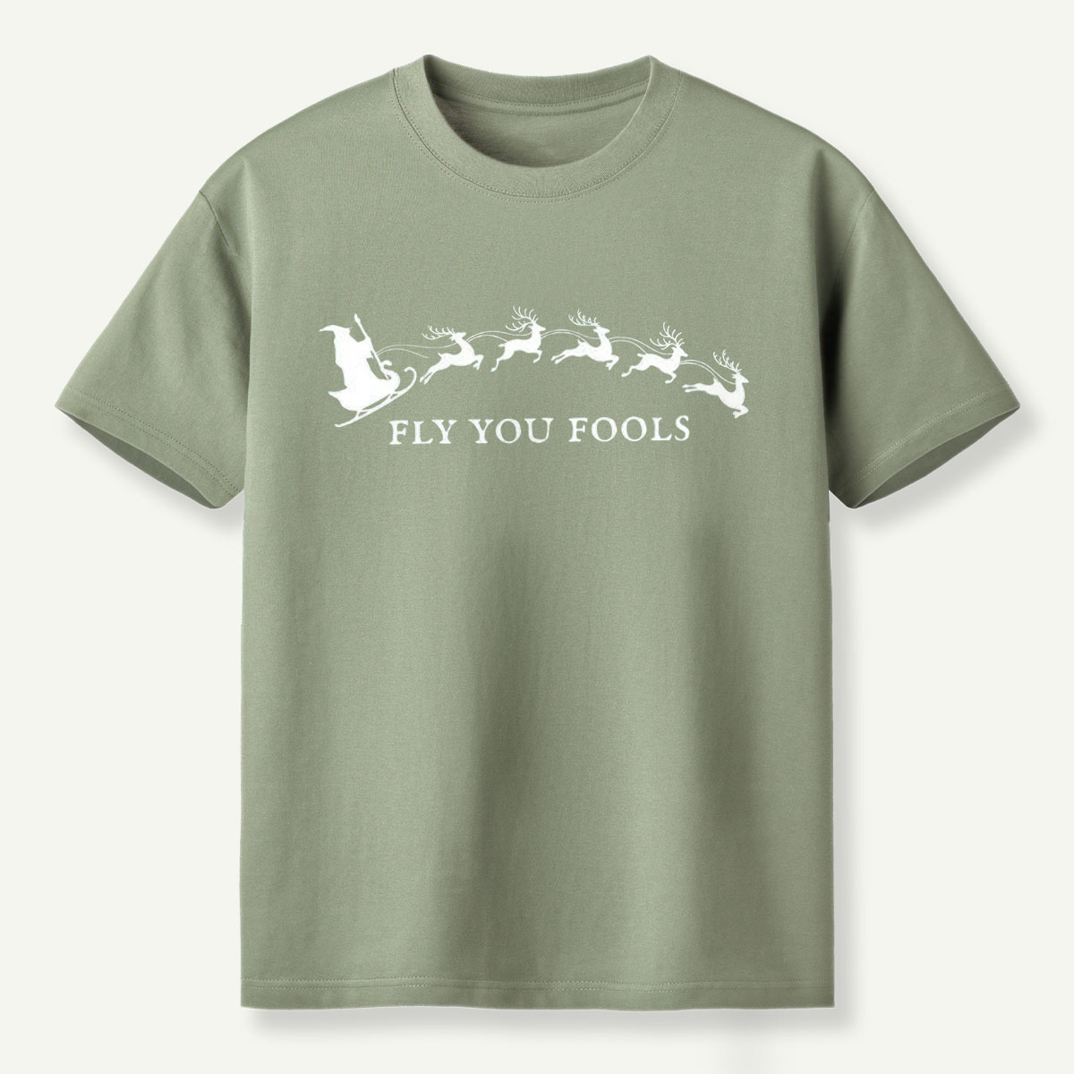 Fly You Fools Santa Reindeer Parade T-Shirt