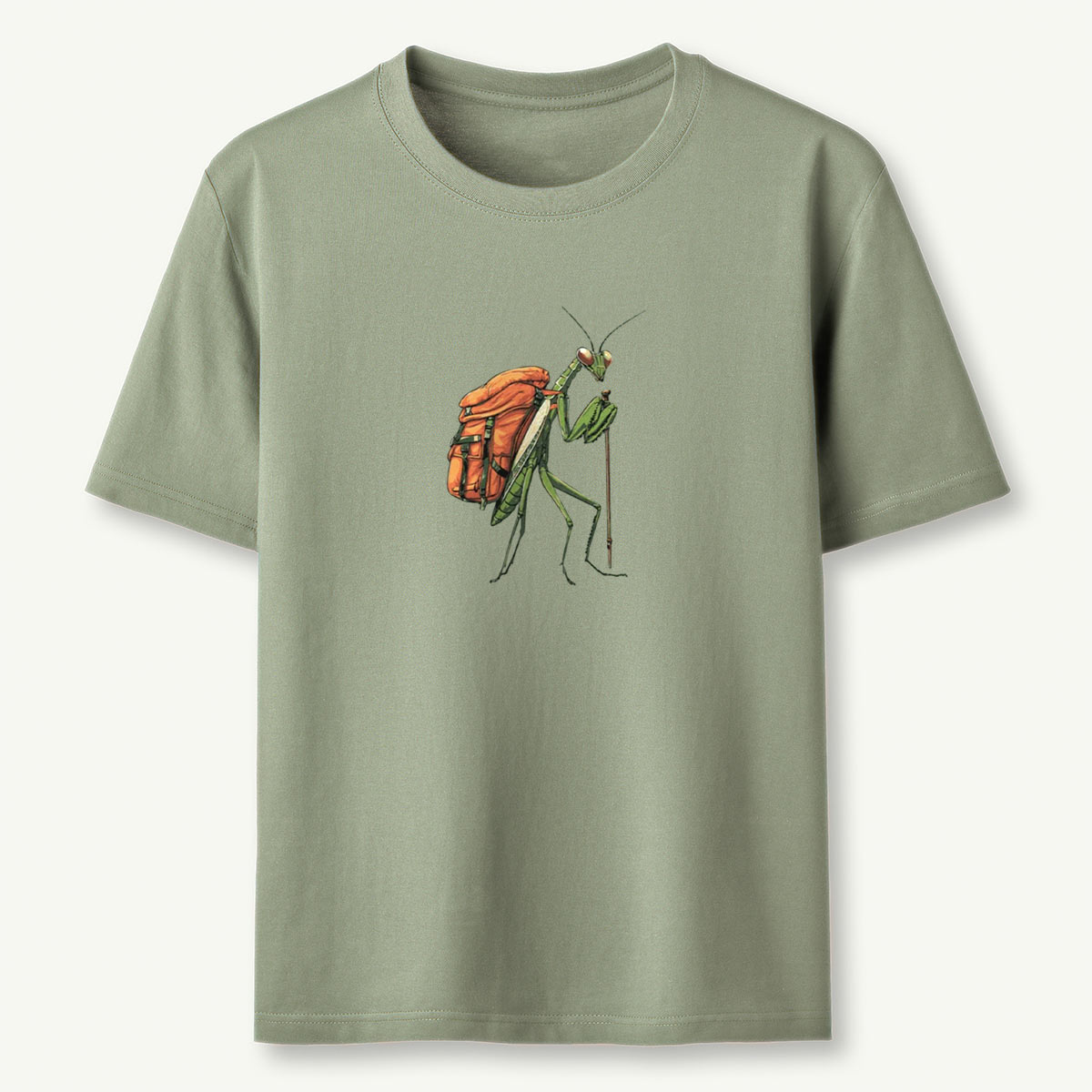 Preying Mantis Backpacker T-Shirt
