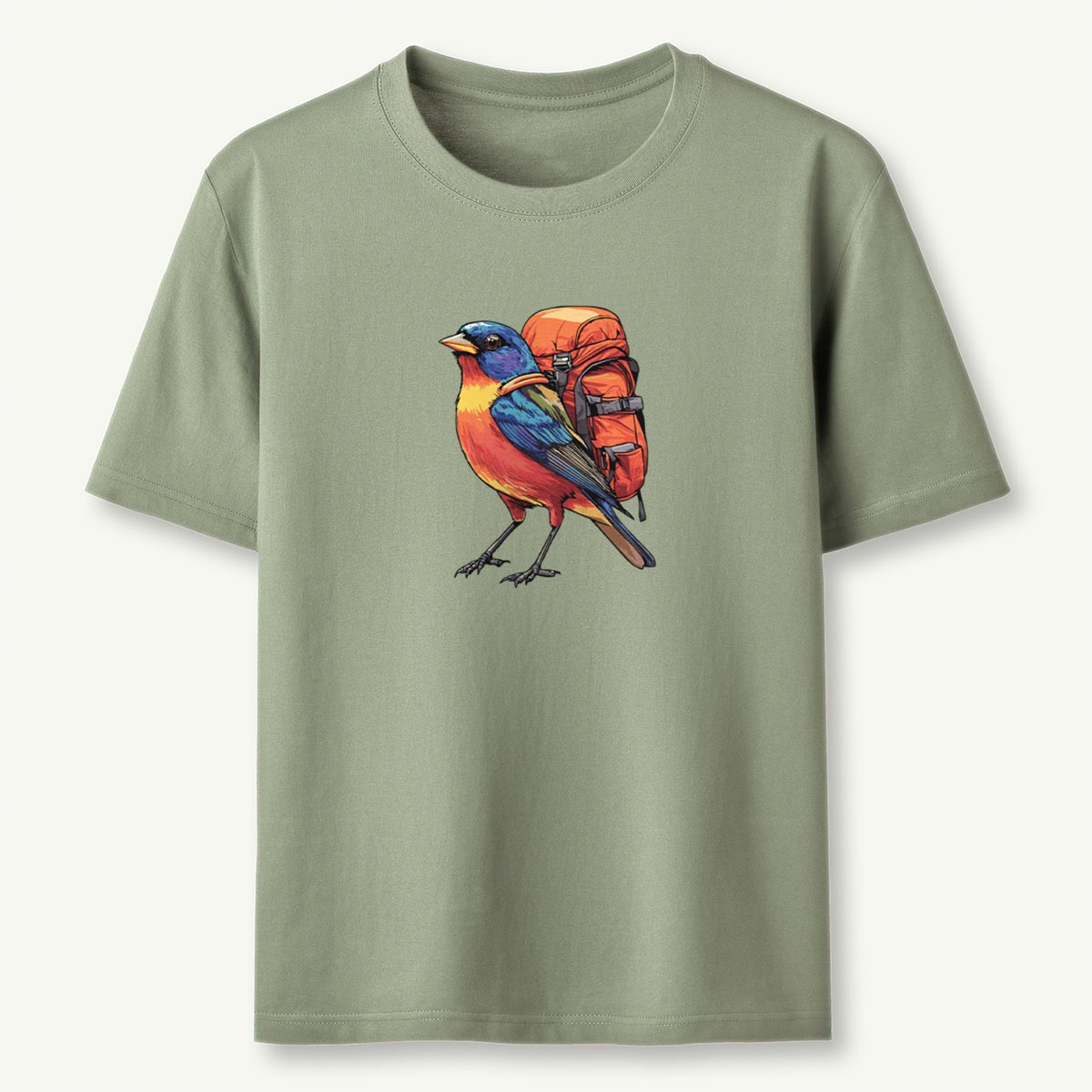 Painted Bunting Backpacker T-Shirt