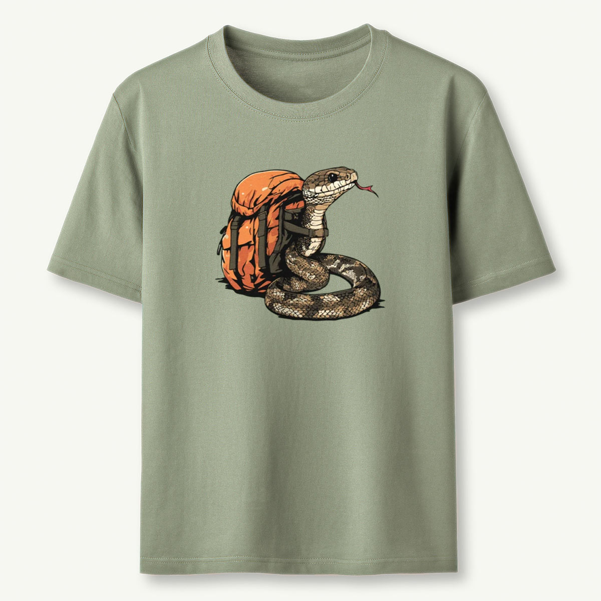 Snake Backpacker T-Shirt