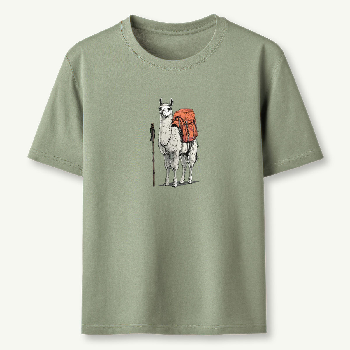 Llama Backpacker T-Shirt