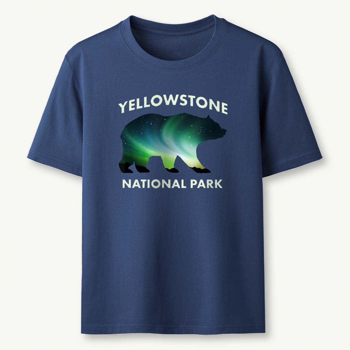 Yellowstone National Park Aurora Bear T-Shirt