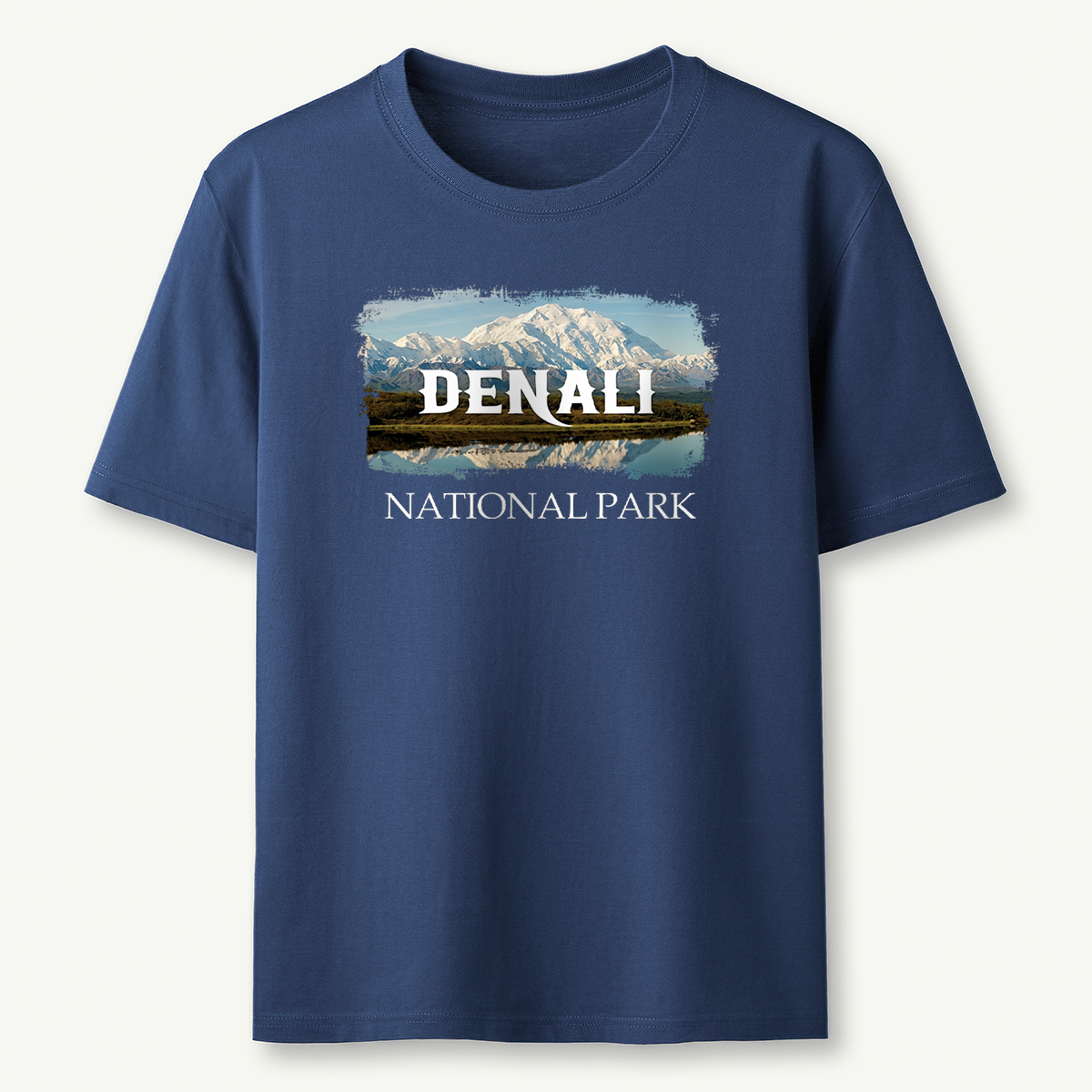 Denali Alaska National Park Retro Vintage Design T‑Shirt