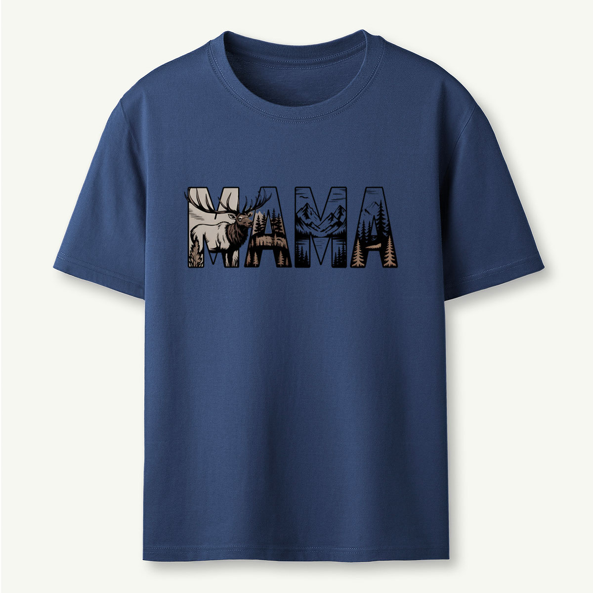 Mama Forest Adventure Hiking and Camping T-Shirt