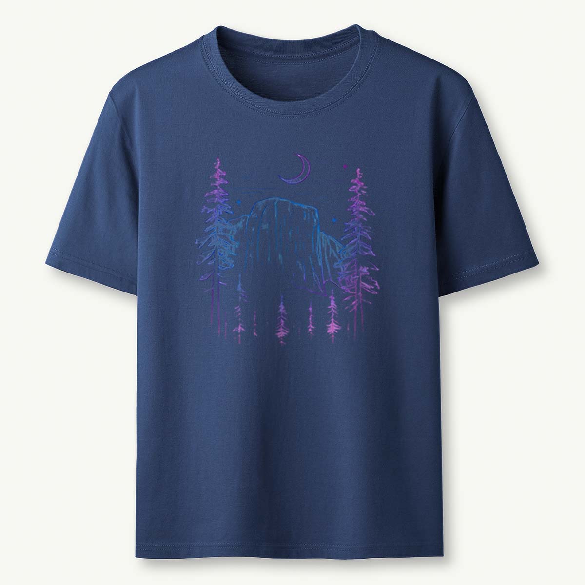 Yosemite El Capitan at Night Tee Cotton Classic T-Shirt