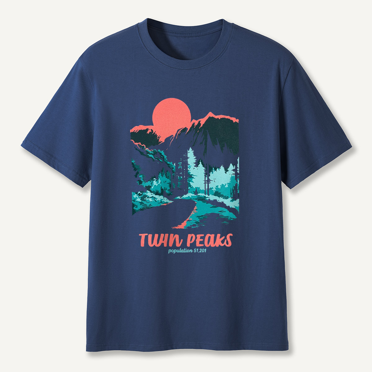 Mountain Sunset Outdoor Forest T-Shirt