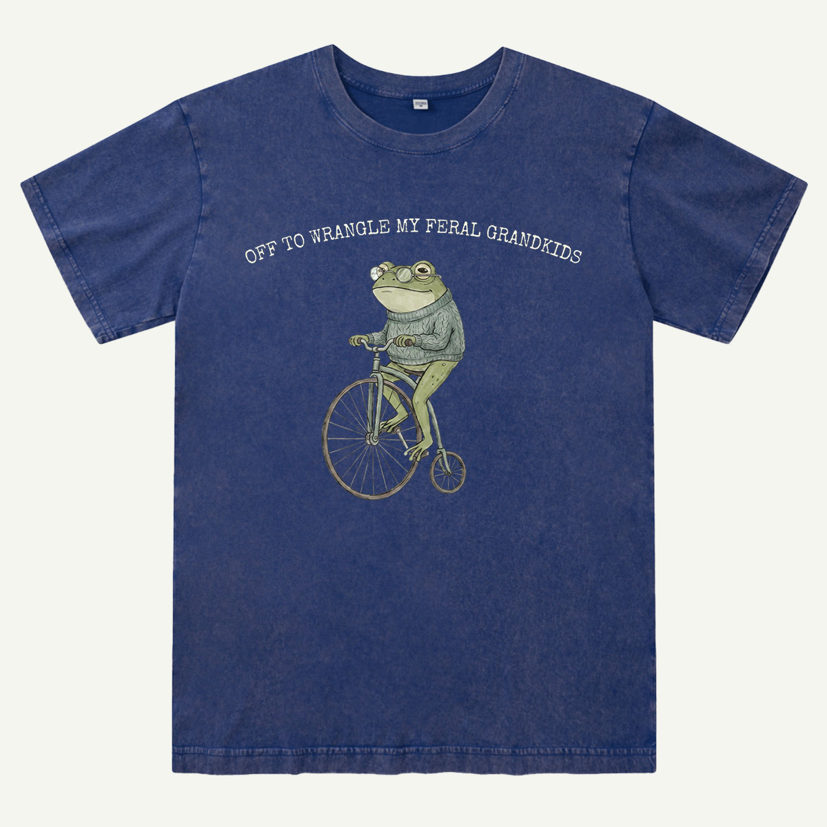 Off To Wrangle My Feral Grandkids Washed T-Shirt