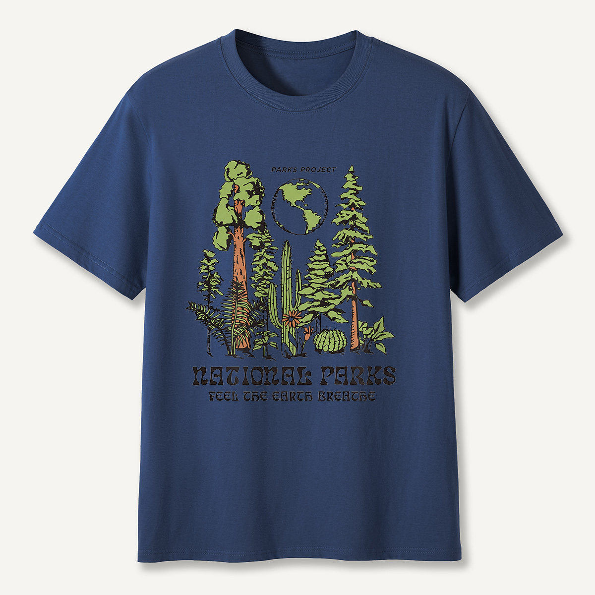 MDCTBYWY26072204 Parks Project Feel the Earth Breathe T-Shirt