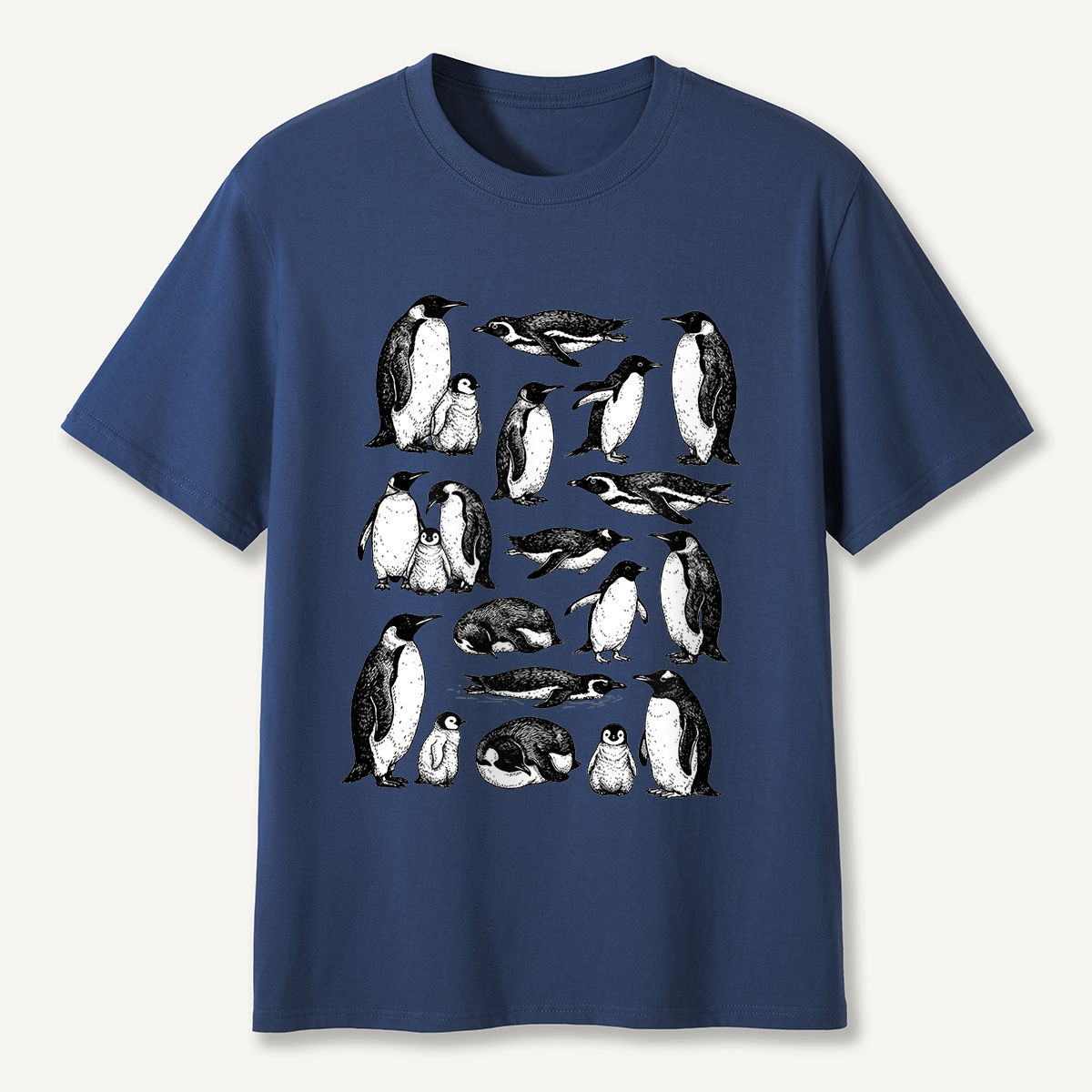 MDCTBYWY26072302 Penguin Naturalist T-Shirt